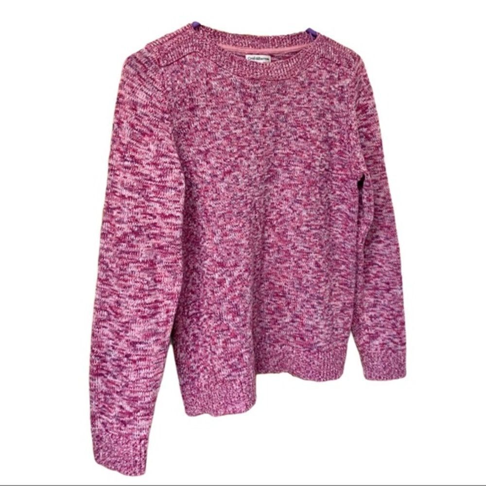 Croft & Barrow Womens Pink camo longsleeve sweater M/L - Picture 4 of 8